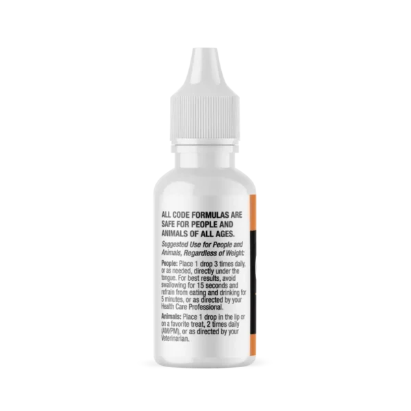 Code Health Bottle 15ml Slim Right