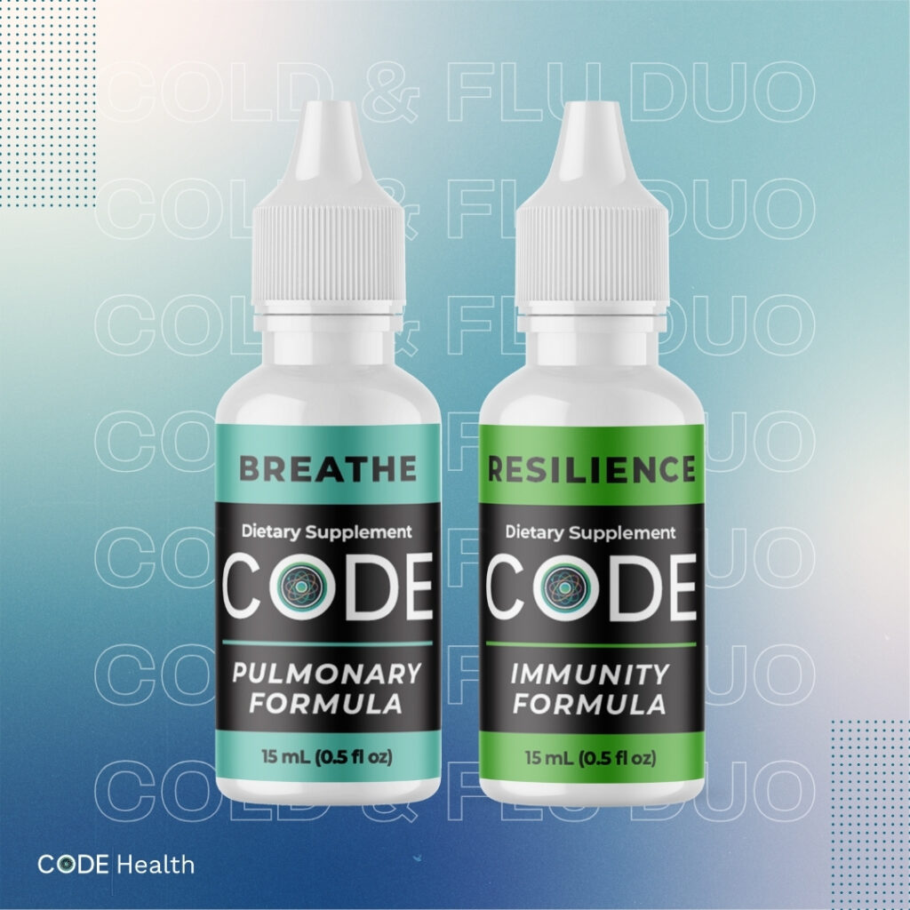 Cold & Flu Duo Typography Breath & Resilience