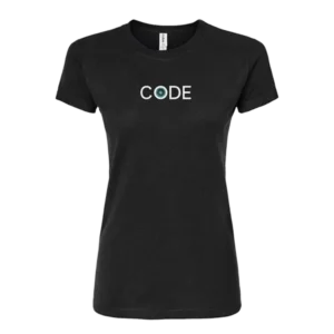 Code Health Clothes Womens Tshirt Black