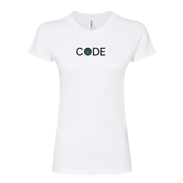 Code Health Clothes Womens Tshirt White