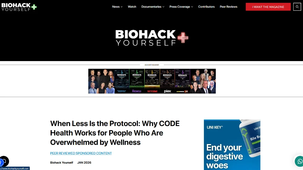 Code Health Asseenontv Biohackyourself 2026.01