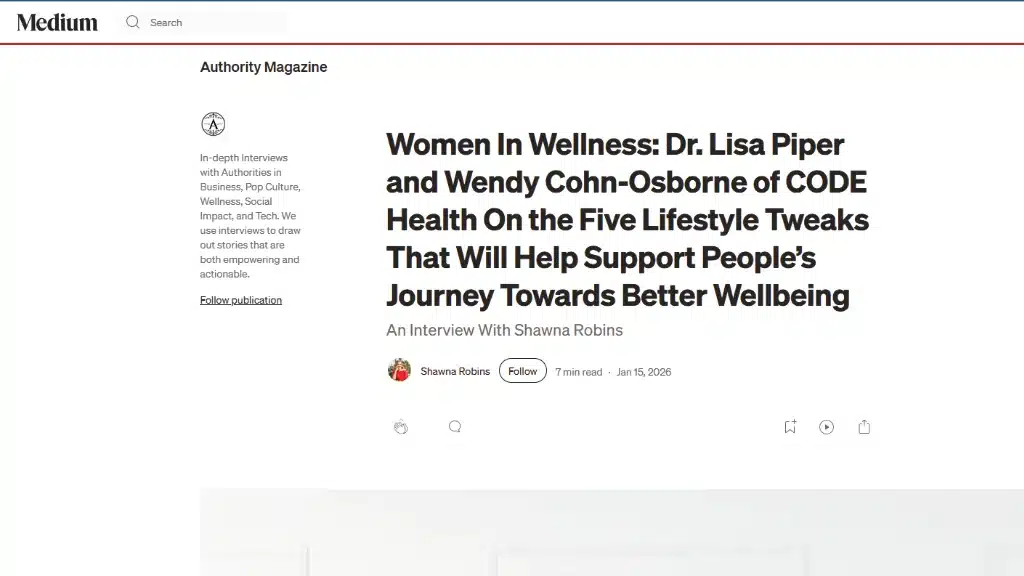 Code Health Article Women In Wellness