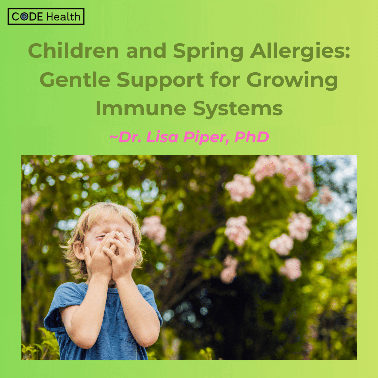 Code Health Children And Spring Allergies